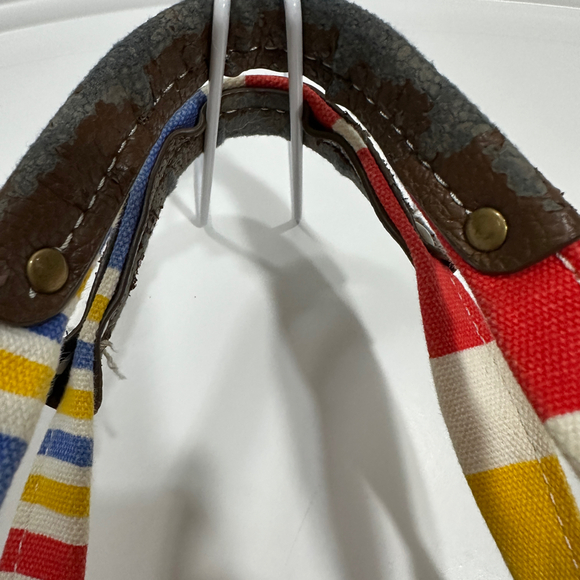 Merona Large Stripe Cotton Tote - Picture 5 of 8